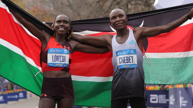 New York Maratonu'nu bu sene de Kenyalı atletler kazandı