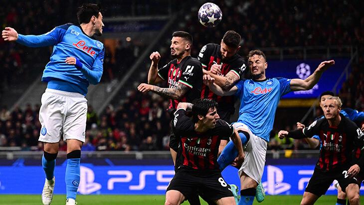 Devler Ligi'nde Milan, Napoli'yi mağlup etti! Avantajı kaptı