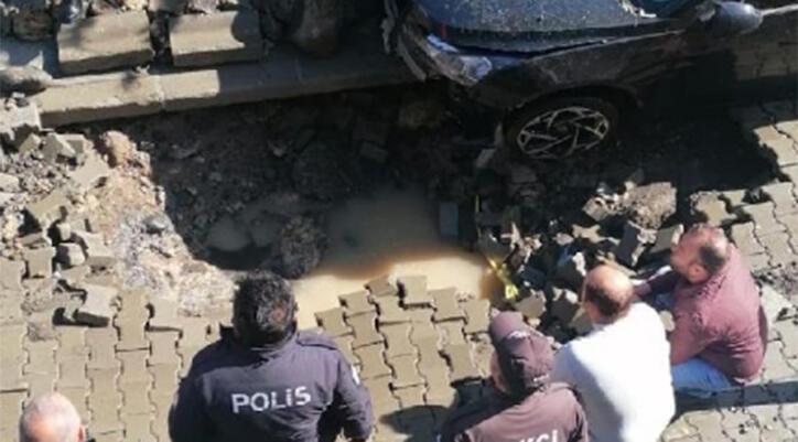 Trabzon'da isale çizgisi patladı! Araçlar hasar gördü