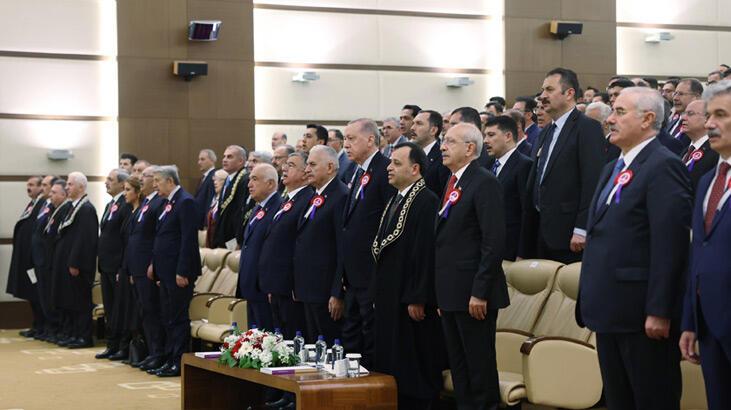 Cumhurbaşkanı Erdoğan, AYM'nin 61. kuruluş yıl dönümü merasimine katıldı