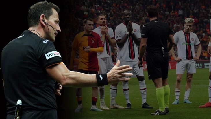 Galatasaray - Fatih Karagümrük maçında Volkan Bayarslan'ın penaltı kararları yanlışsız mu? 'Sahadaki hakemin vereceği bir karar'