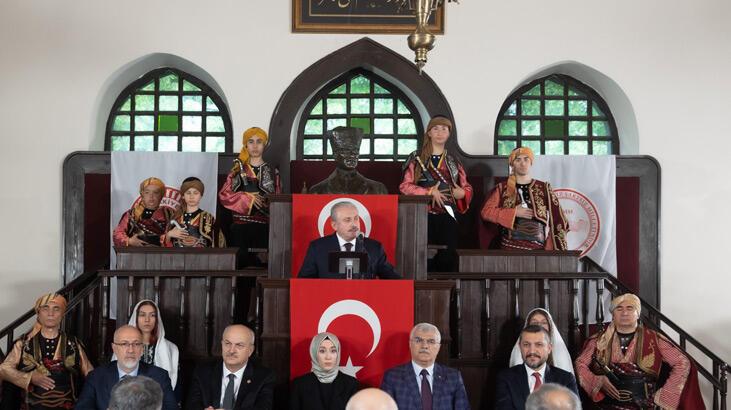 TBMM Başkanı Şentop'tan Birinci Meclis Binası'nda Türkiye Yüzyılı vurgusu