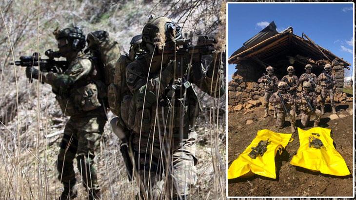 Van'da etkisiz hale getirilen 2 PKK'lı fotokapanla tespit edilmiş