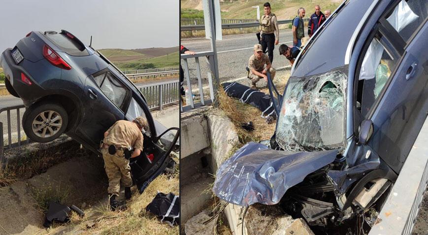 Diyarbakır’da arabalar çarpıştı! 1 meyyit, 3 ağır yaralı