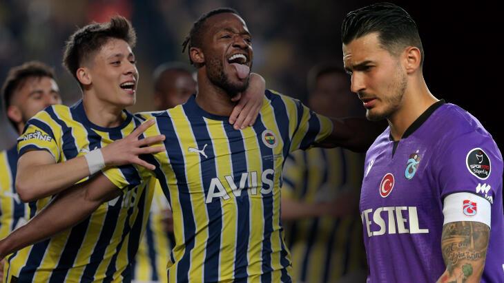 Fenerbahçe, Trabzonspor'u 3-1 mağlup etti