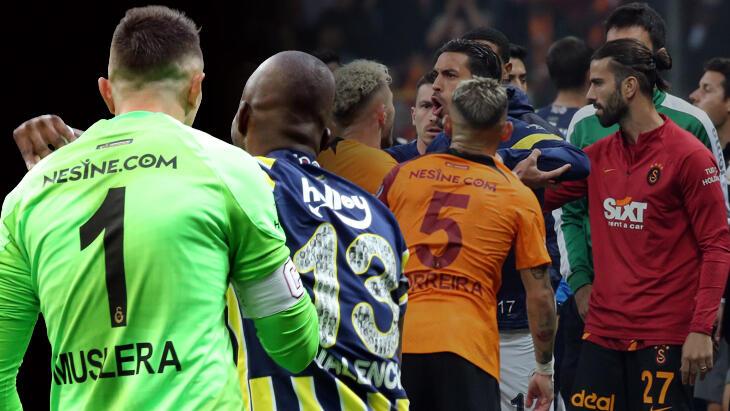 Galatasaray - Fenerbahçe derbisinde sonlar gerildi! Kulübeler karıştı