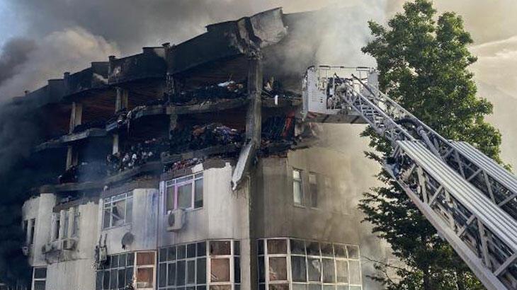 Başakşehir Organize Sanayi bölgesindeki yangın devam ediyor