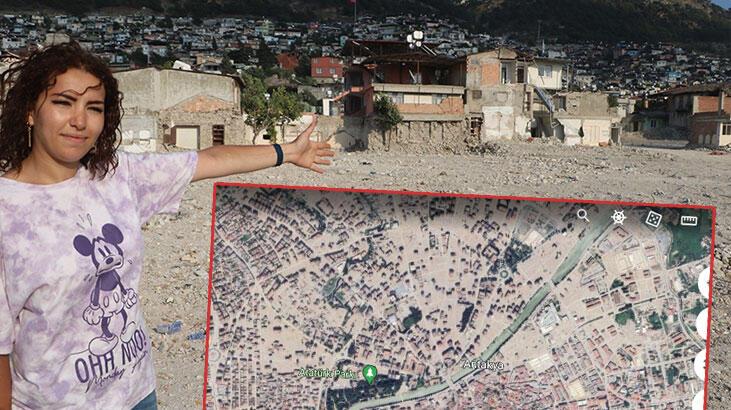 Enkaz kent Hatay’da yıkımın boyutunu uydu manzaraları gözler önüne serdi