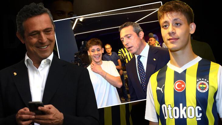 Fenerbahçe'nin forma lansmanında Ali Koç'tan Arda Güler'e mukavele çağrısı!