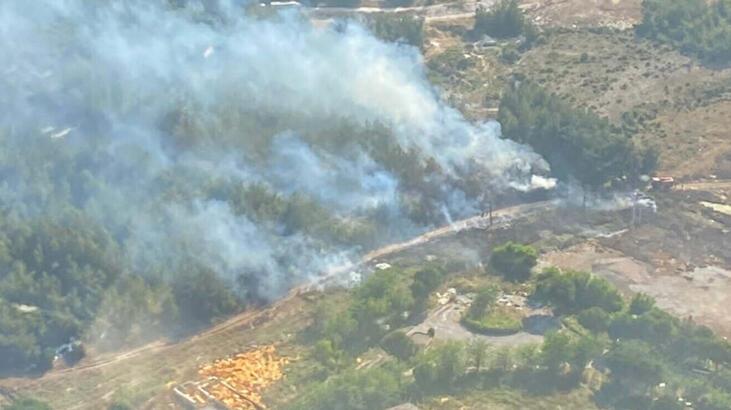 Gruplar 5 dakika içinde müdahale etti! İzmir’de orman yangını denetim altına alındı