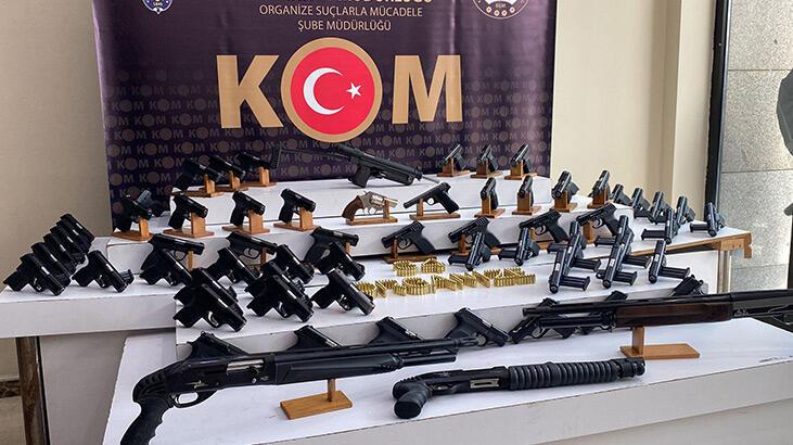 Kabahat örgütlerine silah temin edenlere operasyon: 28 gözaltı
