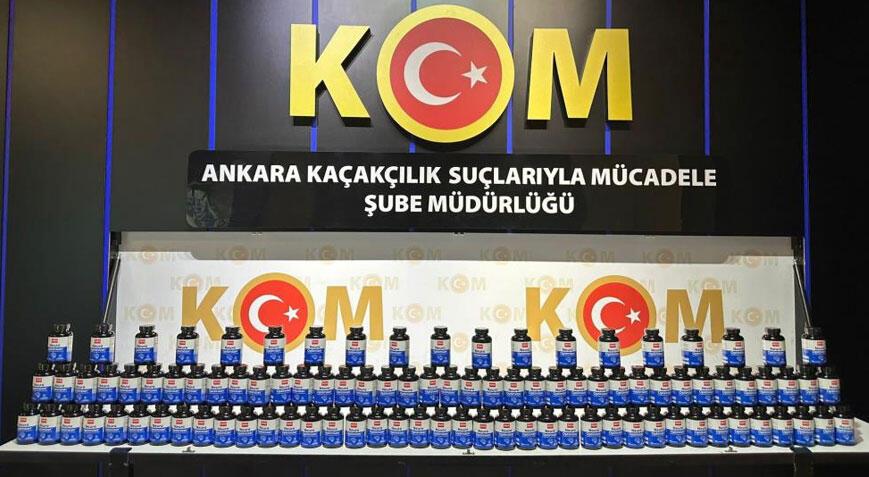 Ankara'da 'kaçak ilaç' operasyonu!