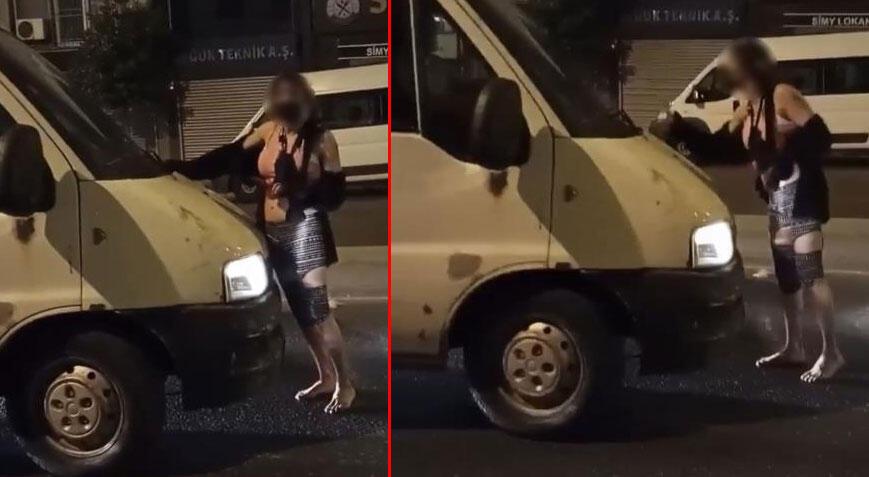 İstanbul’da farklı olay! Yola atlayan bayan şoförlerin kabusu oldu