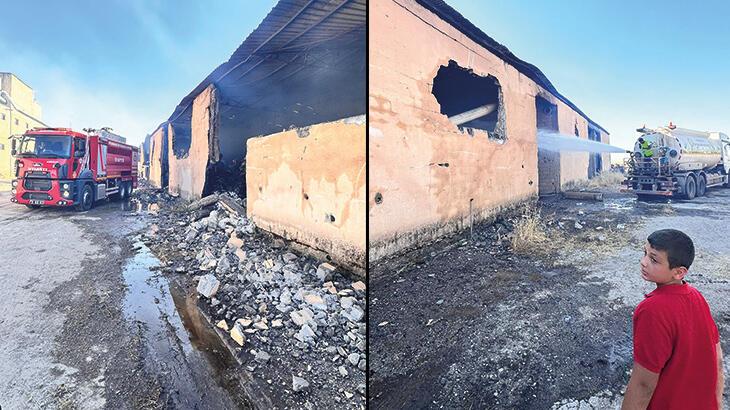 Diyarbakır'da çırçır fabrikasının deposu yandı: 1000 ton pamuk kül oldu