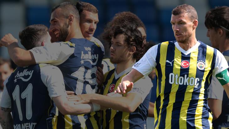 Fenerbahçe'de Dzeko ve Kent sahne aldı! Neftçi Bakü maçında siftah yaptılar