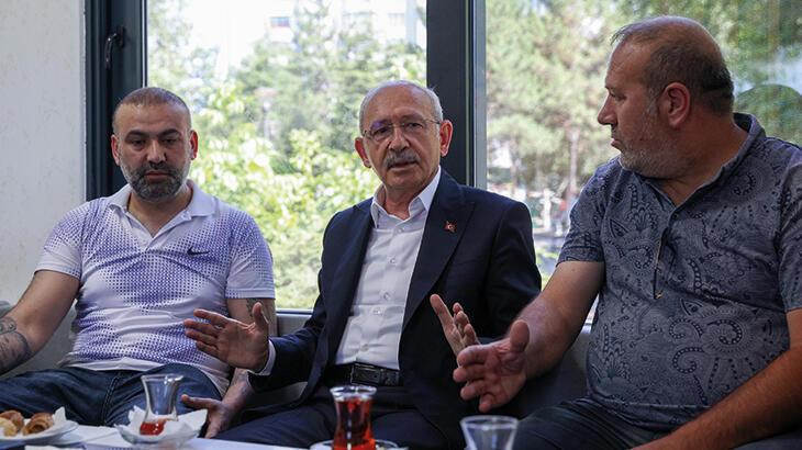 Kılıçdaroğlu Ankara'da taksicilerle buluştu