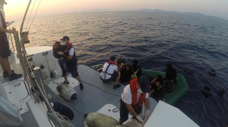 Yunanistan'ın geri ittiği göçmenler kurtarıldı